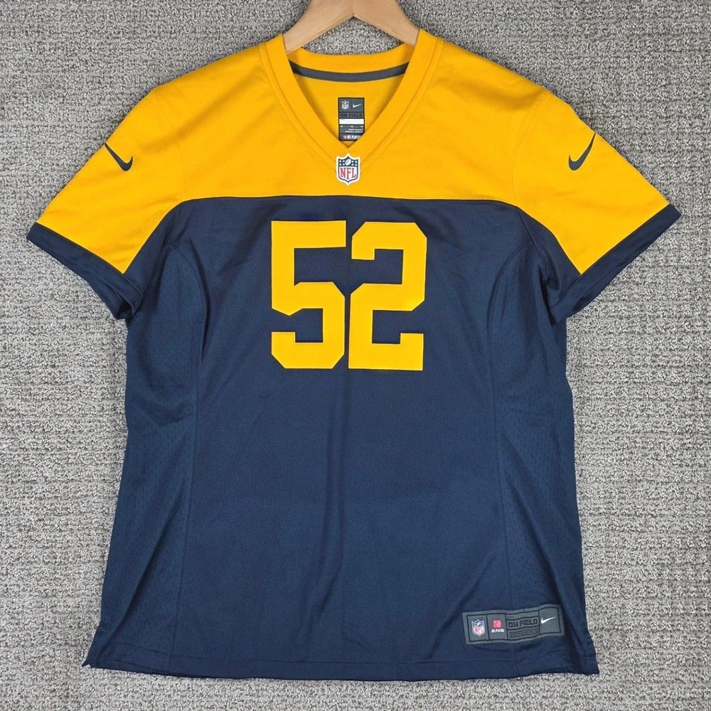 Alternate Nike Green Bay Packers‎ Clay Matthews Womens Jersey XL Blue On Field